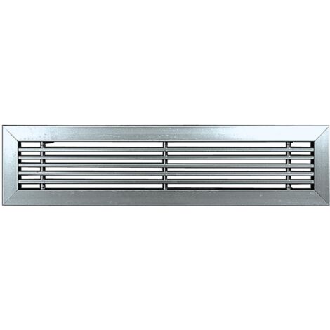 Grille linéaire de soufflage/reprise blanc 285 à 820 m3/h D 600x100mm S&P (UNELVENT) 850293