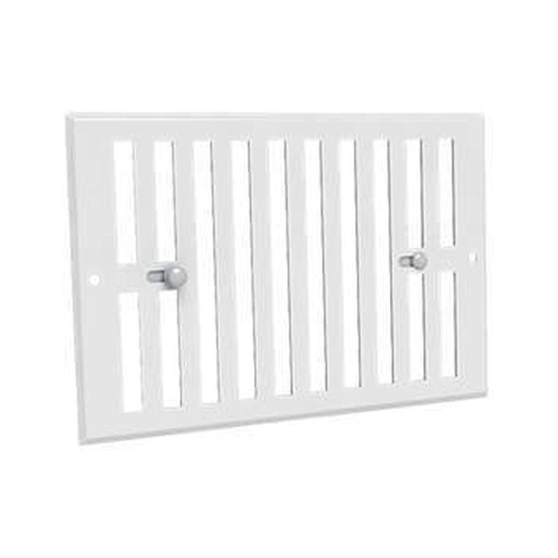 Econoname - Grille obturable aluminium prélaqué blanc 170 x 140 - gobl - GOBL170140 GOBL170140