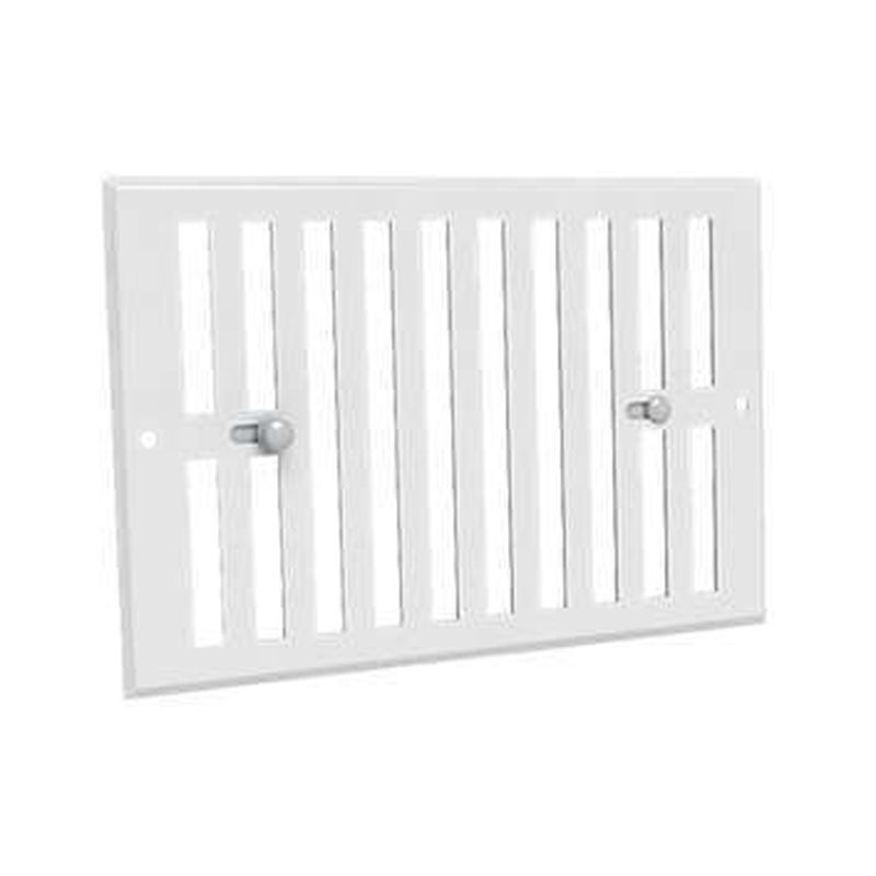 Econoname - Grille obturable aluminium prélaqué blanc 190 x 170 - gobl - GOBL170170 GOBL170170