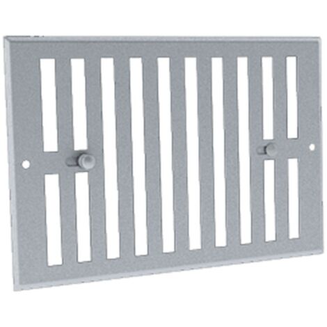 Grille obturable aluminium anodisé 245 x 170 - GOAN - GOAN245170 ECONONAME - GOAN245170