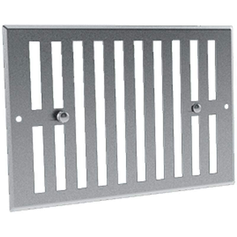 Econoname - Grille obturable aluminium brut 170 x 140 - goal - GOAL170140 GOAL170140