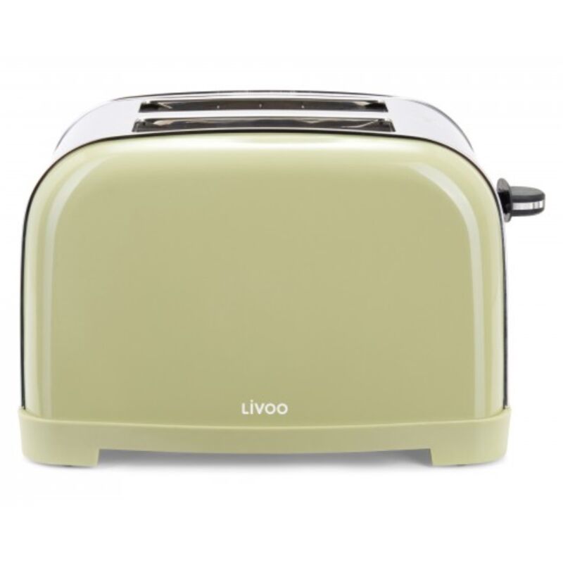 Livoo - Grille-pains 2 fentes 850w vert matcha DOD196M