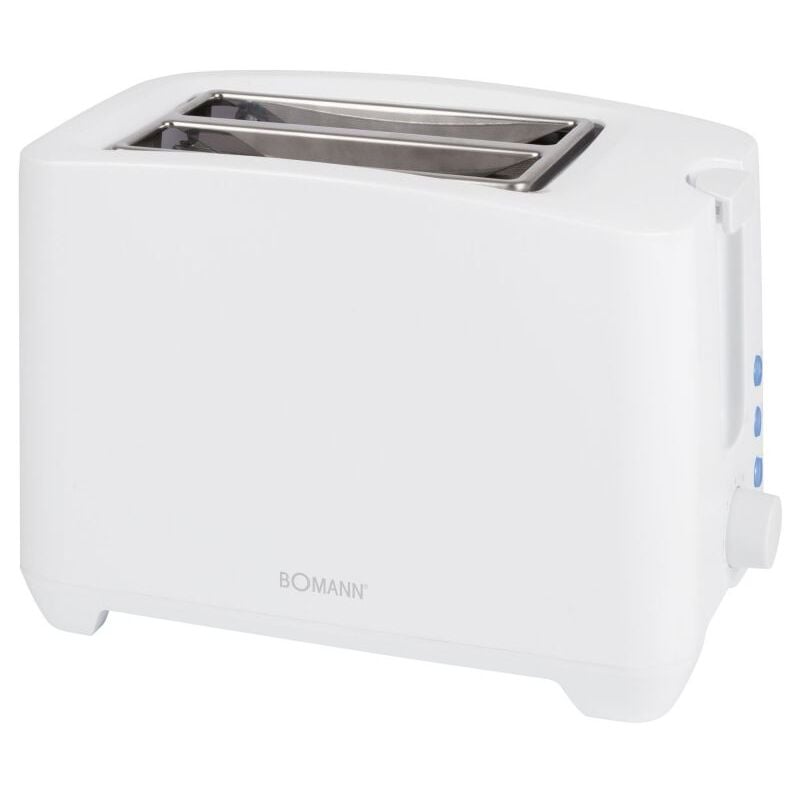 Bomann - Grille-pain 2 fentes Blanc TA6065CB-Blanc