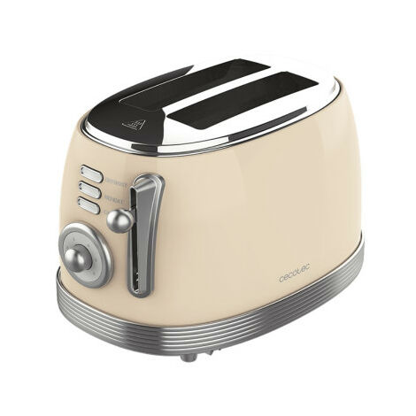 Grille-pain Cecotec Toast&Taste 1000 Retro Double 980 W Jaune