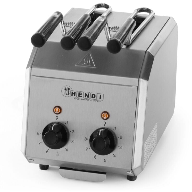 Grille-pain double avec minuterie 1200W - Hendi 261163