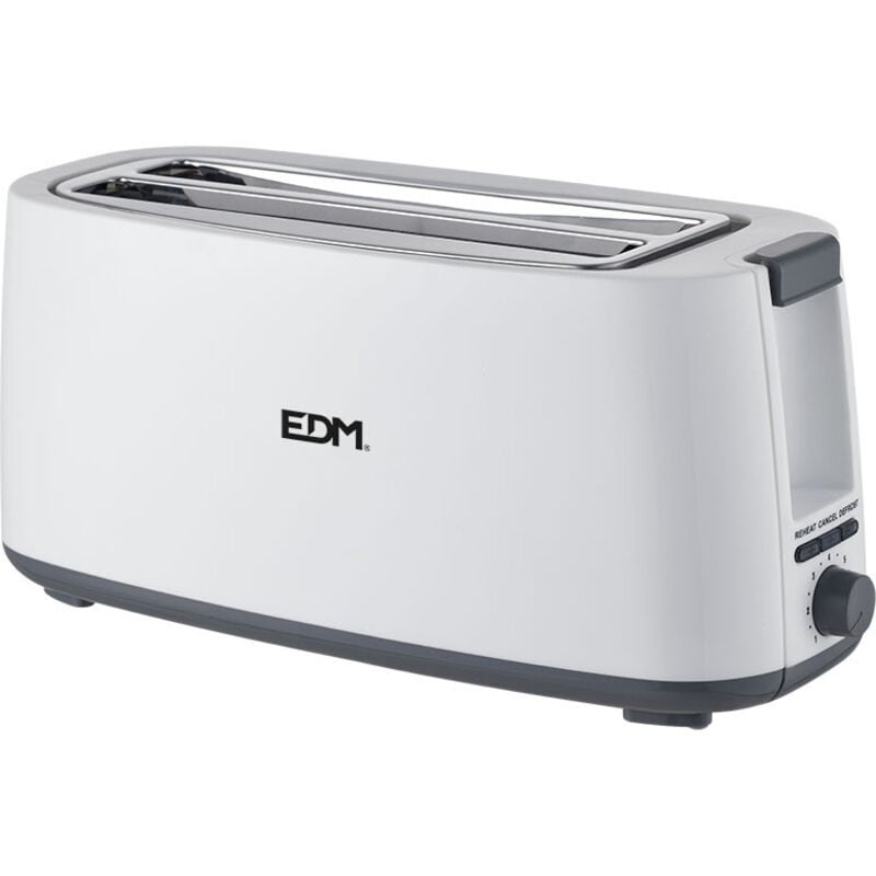 Grille-Pain Edm À Double Longue Fente Blanche - EDM
