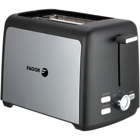 Grille-pain Fagor Toastpro 2 Fentes Larges, Dorage Uniforme - Fagor