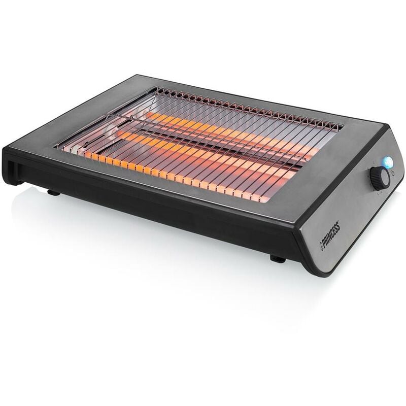 Tostador horizontal inox 900W 23,5x19,5CM