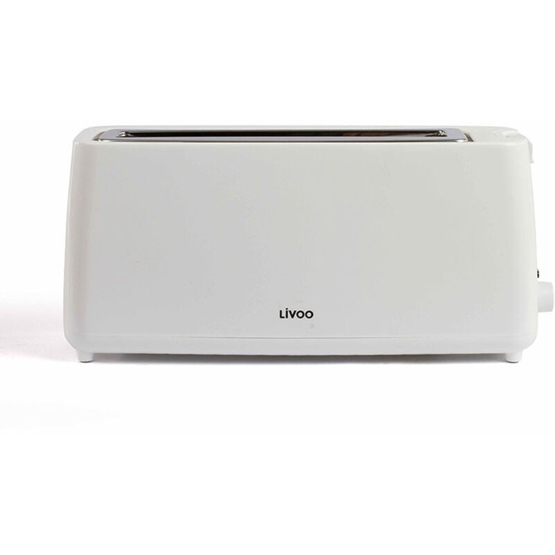 Grille-pain large fente couleur blanc - 900w dod168w
