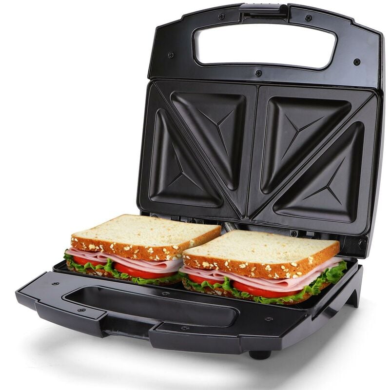 Aigostar - grille-pain électrique à plaque anti-sandwich 750 watts