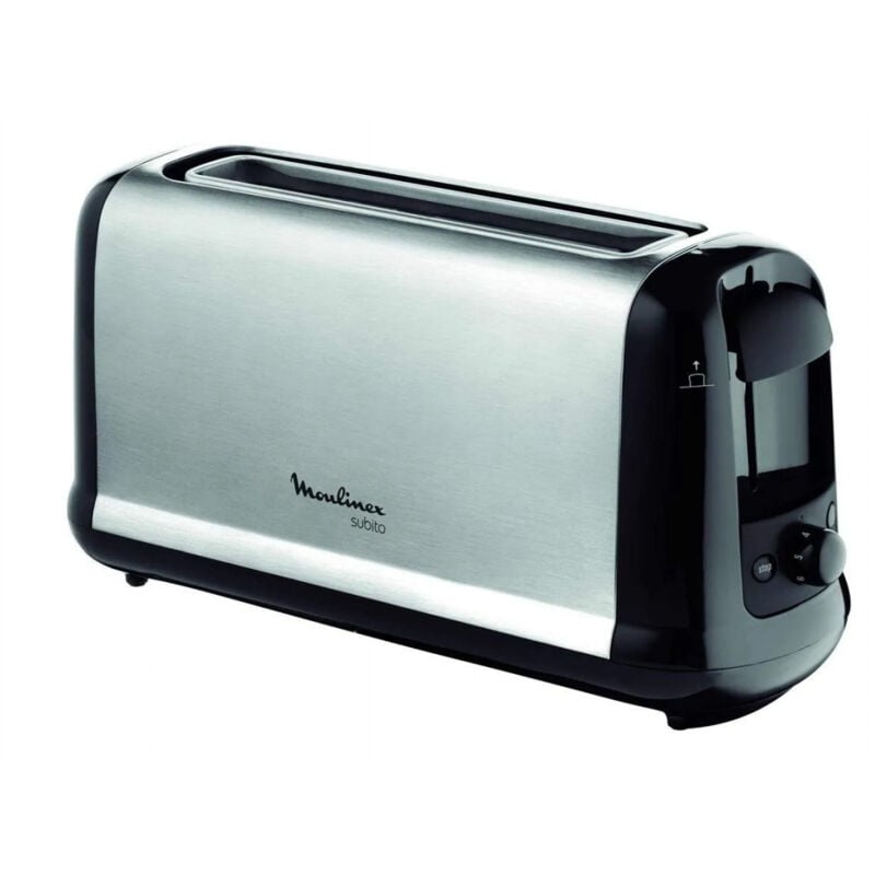 Moulinex - Grille pain Subito noir et inox brossé