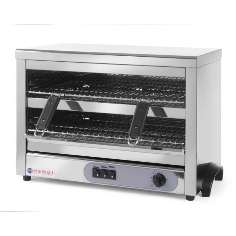 Grille-pain salamandre quartz GN1/1 minuterie 4500W 400V - Hendi 264331