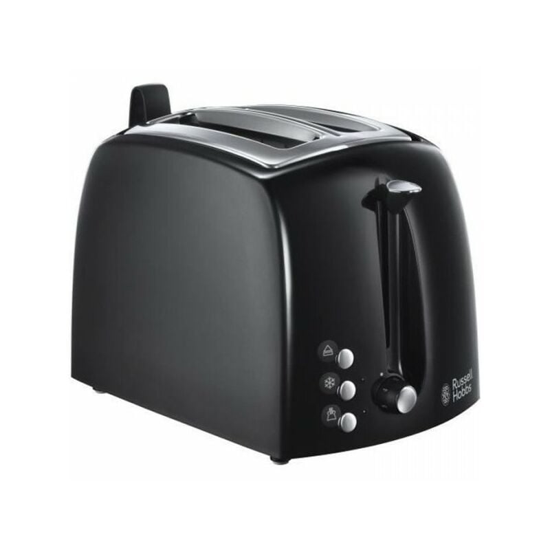 Russell Hobbs - Grille Pain - Toaster Electrique 22601-56 Texture Fentes Larges - Noir