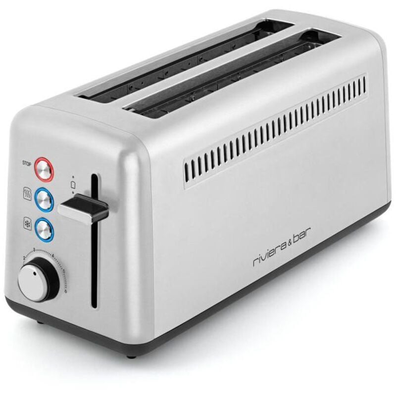 Riviera&bar - Grille-pains 2 fentes 1500w inox qgp480