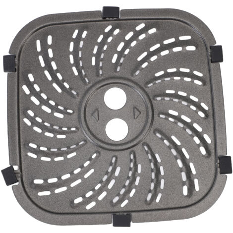 Grille Pan Grille de Remplacement pour Friteuse - Plateau Grille Inox - Compatible 6QT et 8QT (22.5x22.5cm)