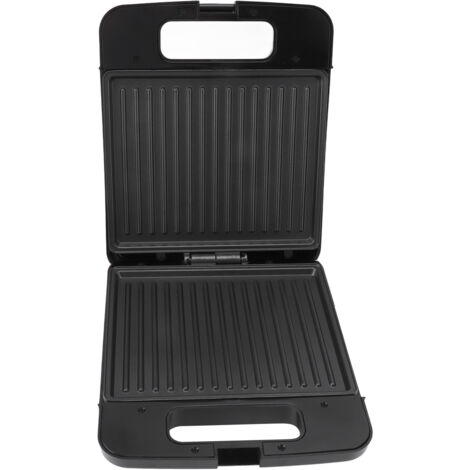 Grille-panini double face chauffante pour restaurant, appareil à sandwich 220V avec prise EU