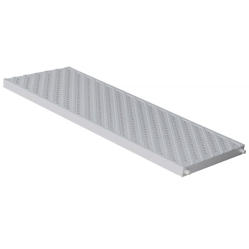 Grille piéton/piscine 77Kn pvc série 200 gris 200x500m