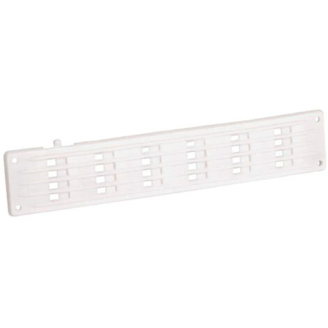 Grille plate à fermeture, 400x40 mm, pour bas de porte