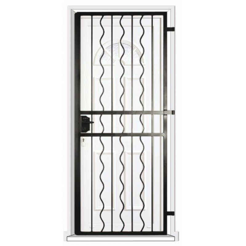 Grille porte Azur -1 vantail pour encadrure H=210 cm x L=90 cm (côte tableau)