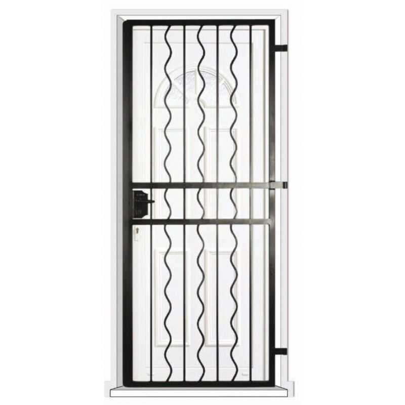 Grille porte Azur -1 vantail pour encadrure H=220 cm x L=90 cm (côte tableau)