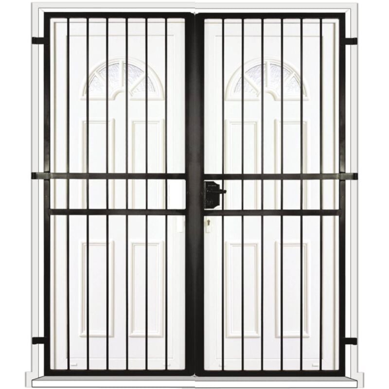 Grille porte Droite -2 vantaux pour encadrure H=200 cm x L=130 cm (côte tableau)