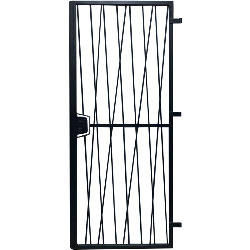 Grille porte Savane -1 vantail pour encadrure H=210 cm x L=70 cm (côte tableau)