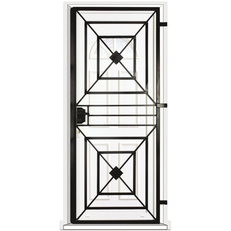 Grille porte Toulousaine -1 vantail pour encadrure H=200 cm x L=80 cm (côte tableau)