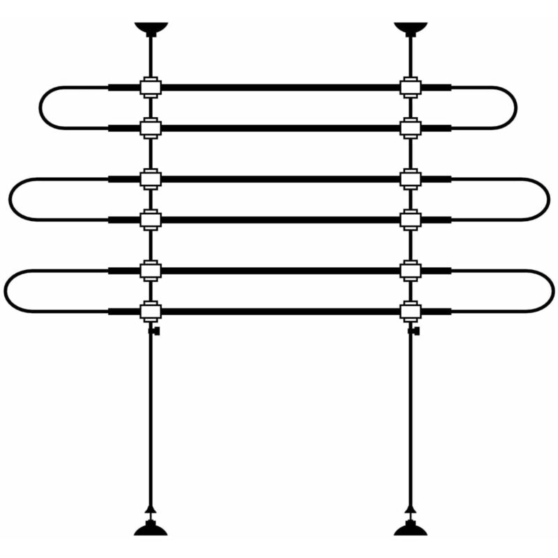 Panneau de sécurité auto animaux de compagnie 75-110 cm Noir Kerbl