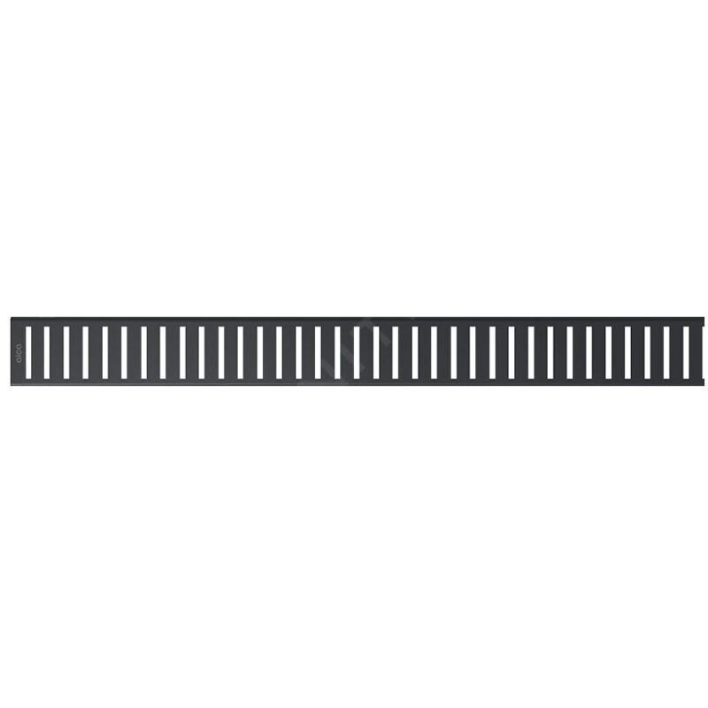 Alcadrain Grilles - Caillebotis pour auge linéaire 300 mm, noir mat PURE-300BLACK