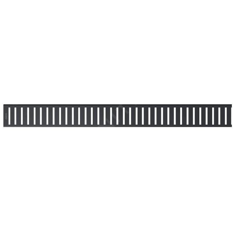 Alcaplast - Alcadrain Grilles - Caillebotis pour auge linéaire 550 mm, noir mat PURE-550BLACK