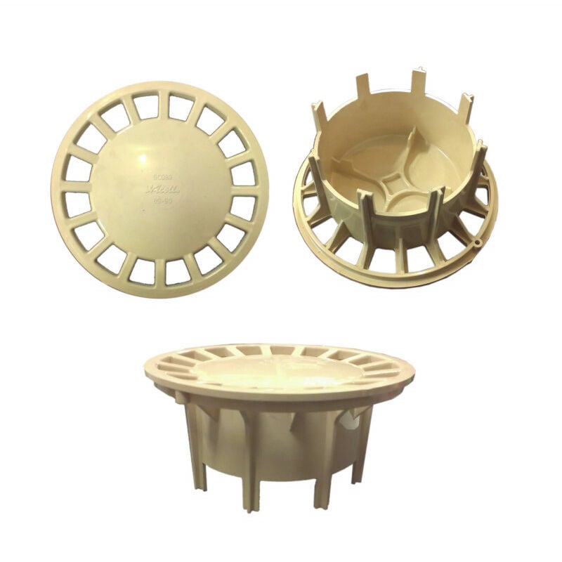 Nicoll - Grille 180 pour siphon de cours 200x200, couleur sable