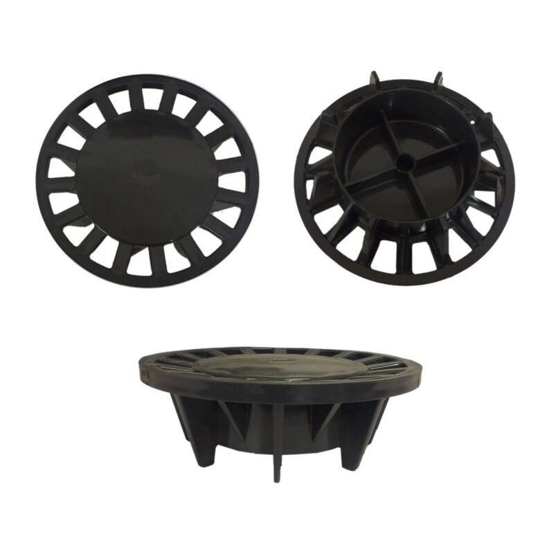 Nicoll - Grille pour siphon de cours 250x250, gris