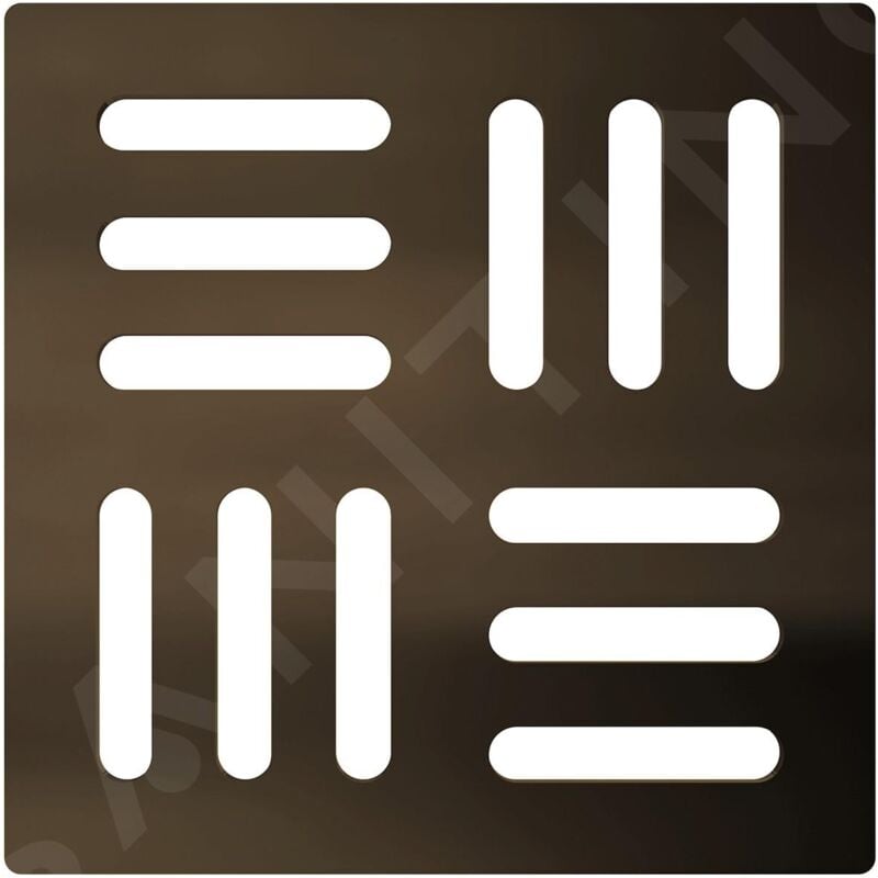 Alcaplast - Alcadrain Grilles - Grille 102x102 mm, bronze antique MPV001-ANTIC