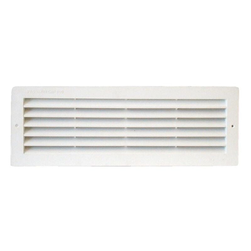 Grille rectangulaire encastrée en abs 370x130