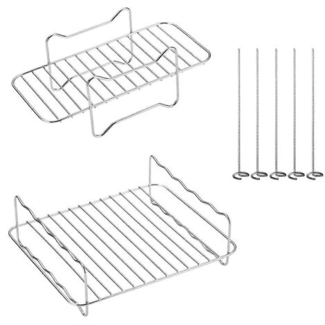 Grille rectangulaire pour autocuiseur double Foodi