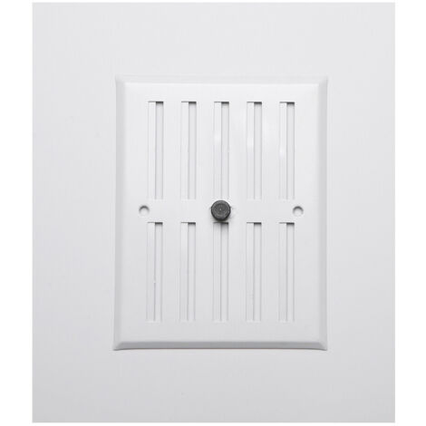 Grille Réglable Aluminium 0.8 Blanc 130x170mm