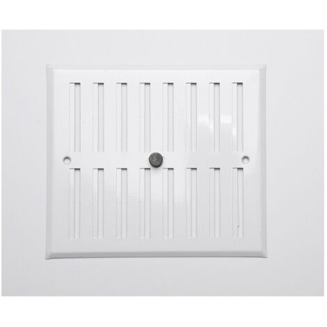 Grille Réglable Aluminium 0.8 Blanc 170x190mm