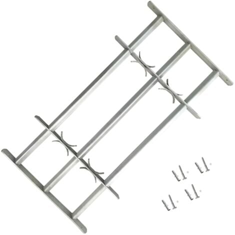 Grille réglable de sécurité de fenêtres et 3 barres 1000-1500mm