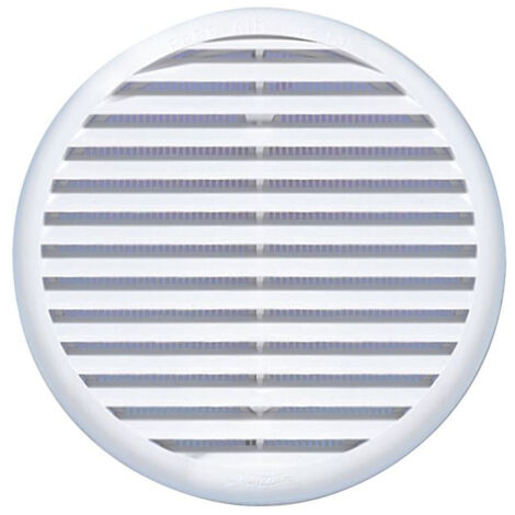 Grille ronde à clipser auto ajustable Ø175mm blanc - AUTOGYRE
