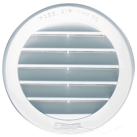 Grille ronde à encastrer avec mousti. d.130mm 70cm² blc sach - AUTOGYRE