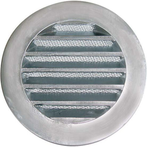 grille ronde aluminium diamètre 132mm