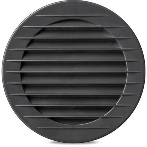 GRILLE RONDE AVEC MAILLE FI 150 GRAPHITE - RX 02-233