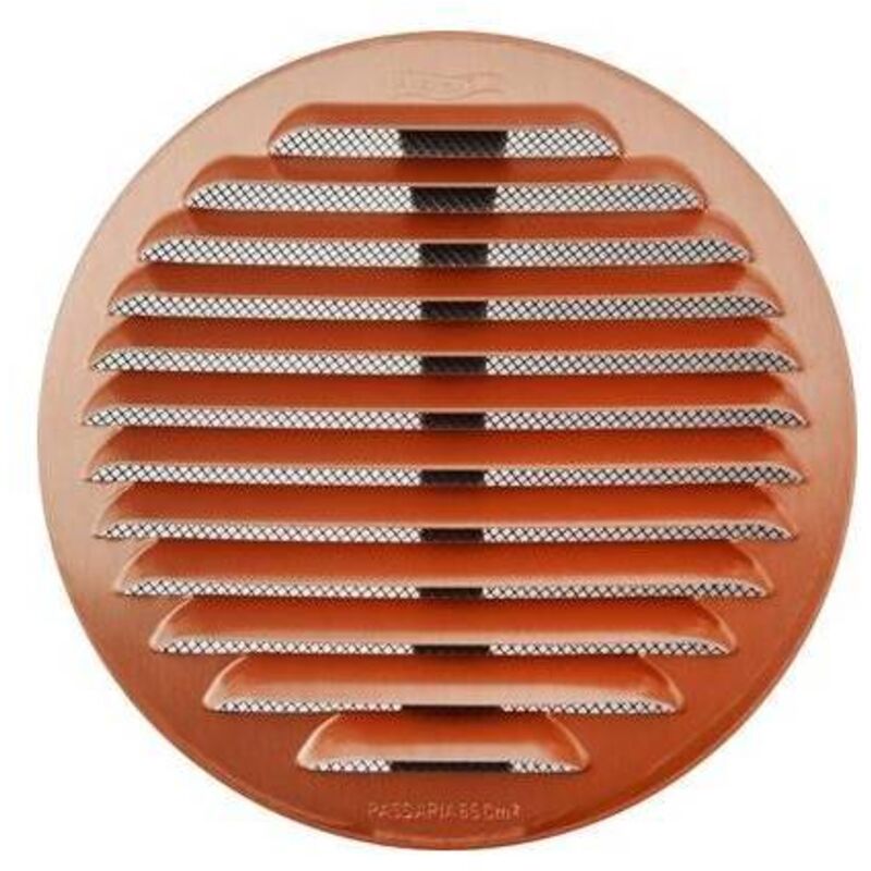 First - Grille ronde en métal avec ressorts et maille d.125-160 mm