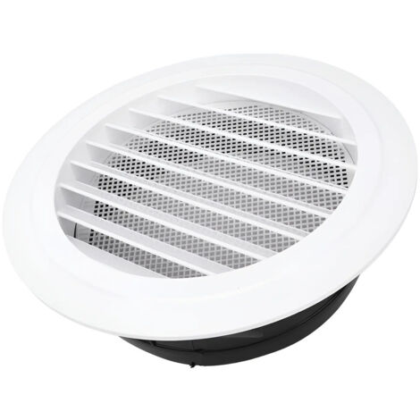 Grille ronde incline en plastique ABS blanc