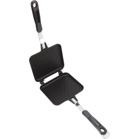 Grille-Sandwich Double Face Antiadhésif Détachable - Plaque Chauffante pour Cuisine