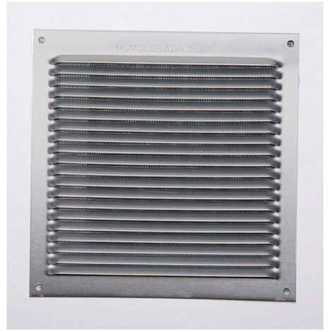 Grille Sans Bord Aluminium 0.6 Couleur Naturelle 170x170mm