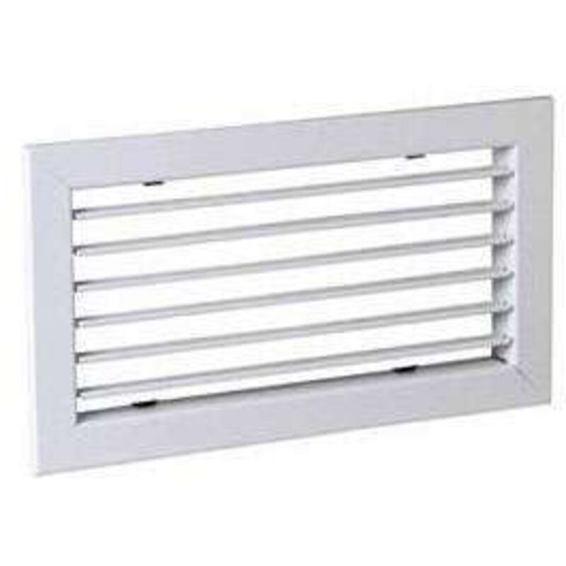 Aldes - Grille de reprise simple déflexion à ailettes réglables. Couleur blanche - SC101 F3 300X150 - 11050026 11050026