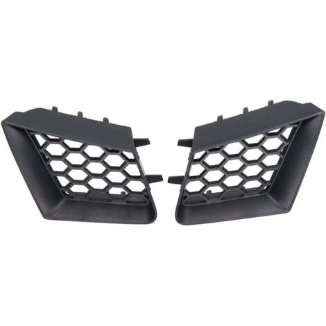 Grille Supérieure Pare-Choc Avant 2 Pièces Noir Mat Compatible Ibiza Cordoba 6L 2002-2009