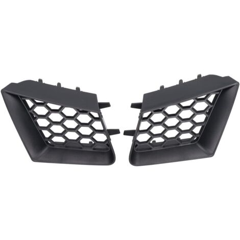 Grille Supérieure Pare-Choc Avant 2 Pièces Noir Mat Compatible Ibiza Cordoba 6L 2002-2009
