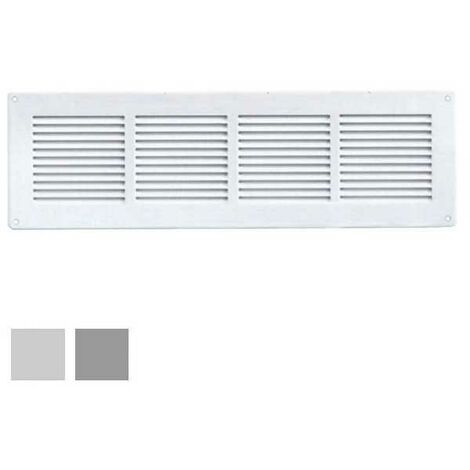 Grille Tôle 440X140 Maille Blanche